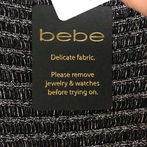 Bebe metallic cold shoulder tunic - Picture 3 of 8